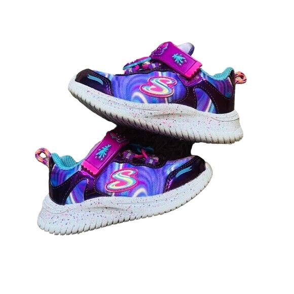 Skechers Toddler Girl's Jumpsters Sweet Kickz Scented Sneakers Size 6 - Picture 1 of 6